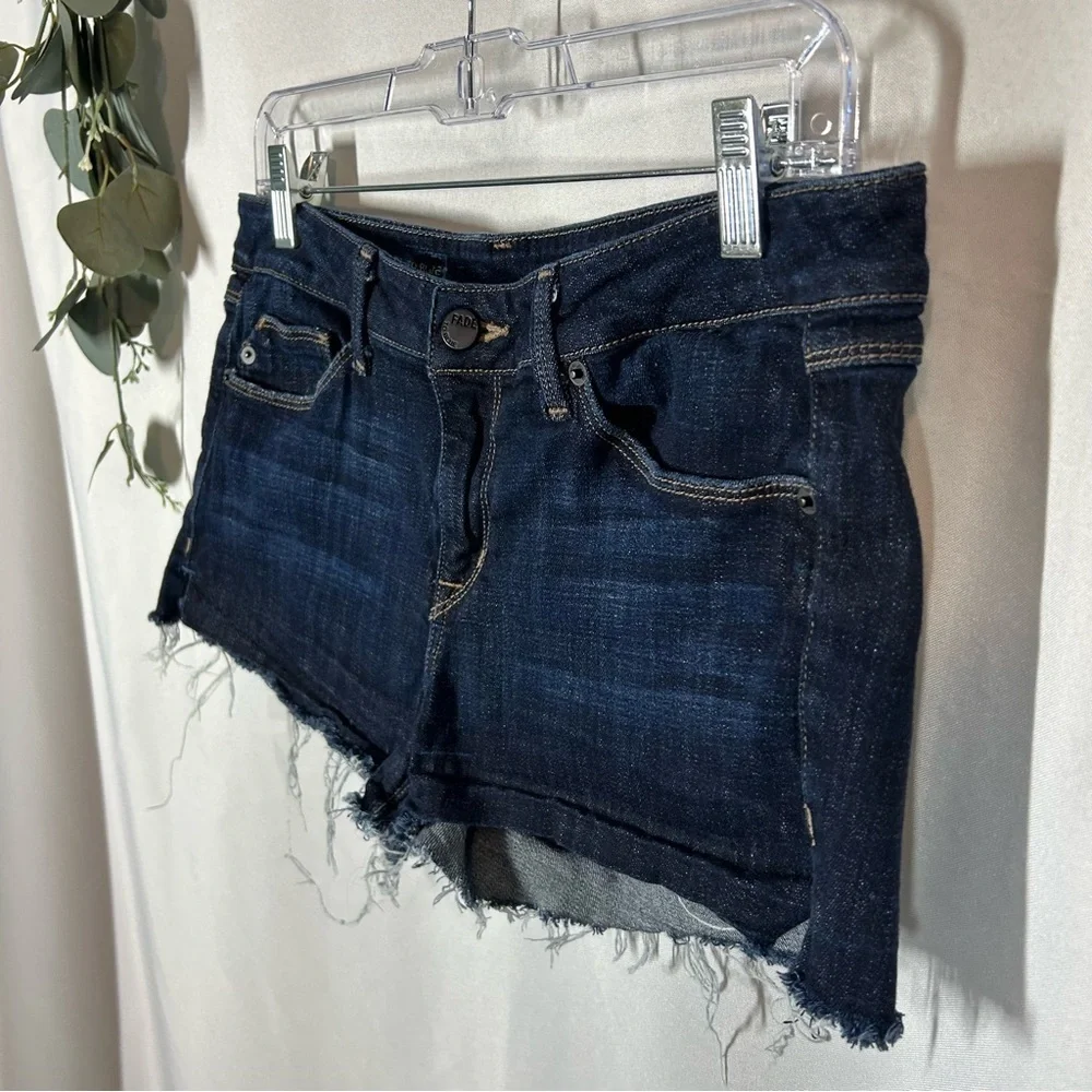 Fade To Blue | Cut Off Jean Shorts Dark Wash Blue Denim Women’s Size 31